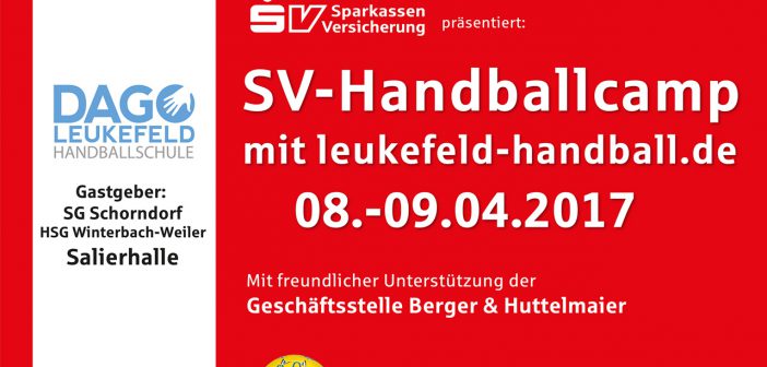 SV-Handballcamp bei der SG Schorndorf